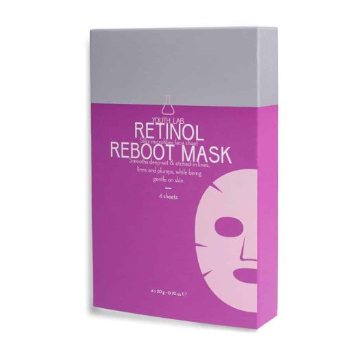 Retinol Boot Mask for skin rejuvenation and deep hydration.